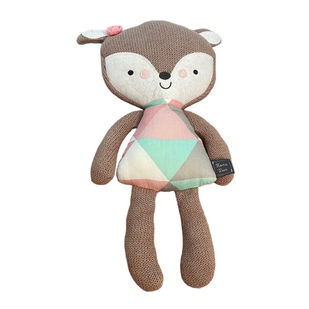 Lolli Living‎ Fiona Deer Plush Stuffed Animal Rattle